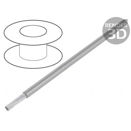 Cablu Siliconic Gri 1x2,5mm2 ÖLFLEX® HEAT 180