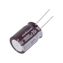 Condensator Electrolitic Low ESR 1800uF 35V Ø18x25mm | Electronic-mag.ro | Componente Electronice