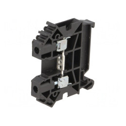 Terminal de Îmbinare Șine 0,5-6mm2 Piste 1 Borne 2 Negru TS35 | Electronic-mag.ro | Componente Electronice