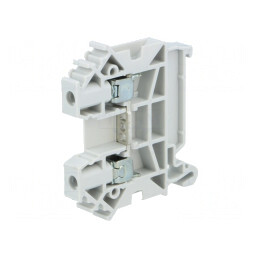 Conector Îmbinare Șine 0,5-6mm² 2 Borne Gri 6,4mm | Electronic-mag.ro | Componente Electronice