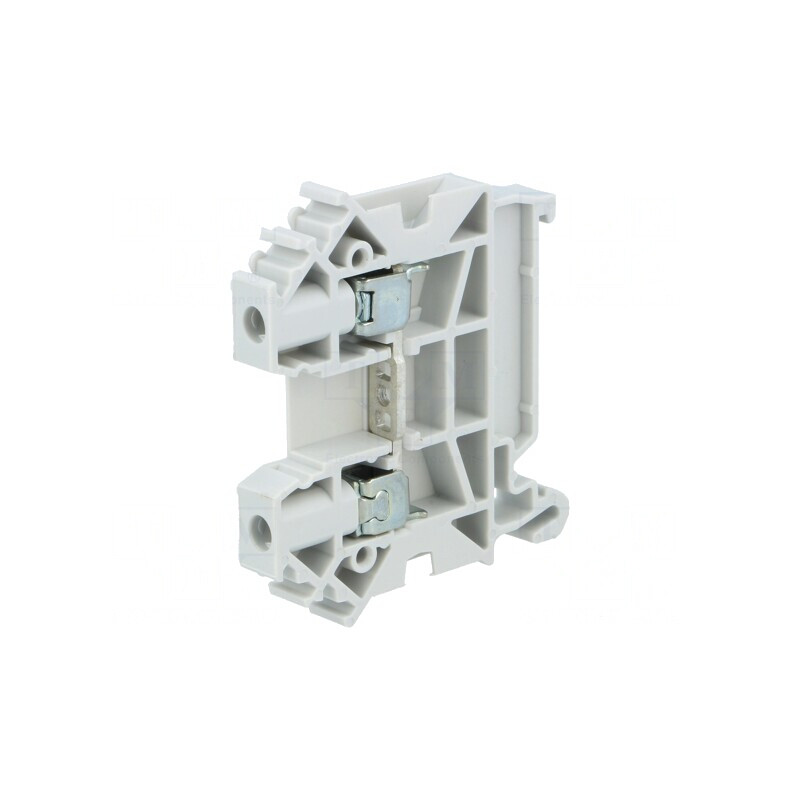 Conector Îmbinare Șine 0,5-6mm² 2 Borne Gri 6,4mm | Electronic-mag.ro | Componente Electronice