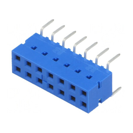 Soclu PCB Mamă Dubox® 2,54mm 14 Pini Aurit Drept | Electronic-mag.ro | Componente Electronice