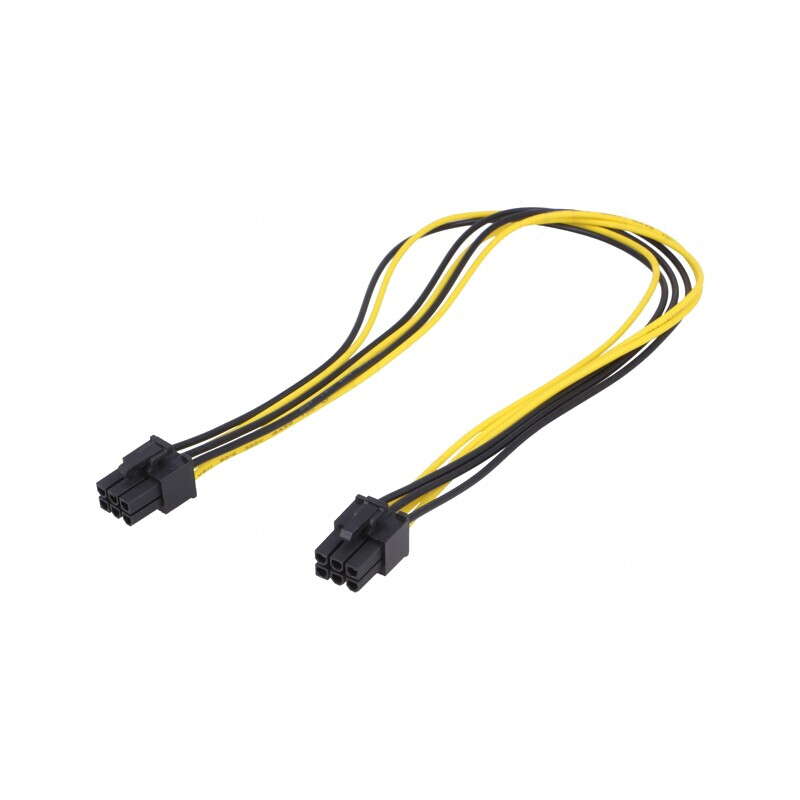 Cablu Alimentare PCIe 6pin 0.4m | Electronic-mag.ro | Componente Electronice