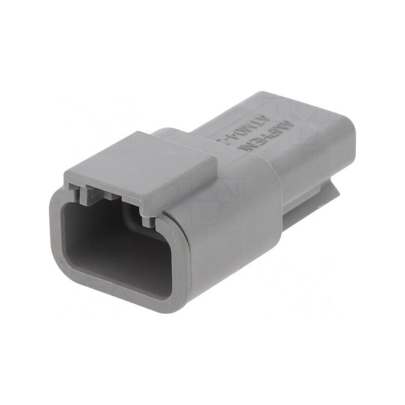 Conector ATM 3-PIN Gri IP67 | Electronic-mag.ro | Componente Electronice
