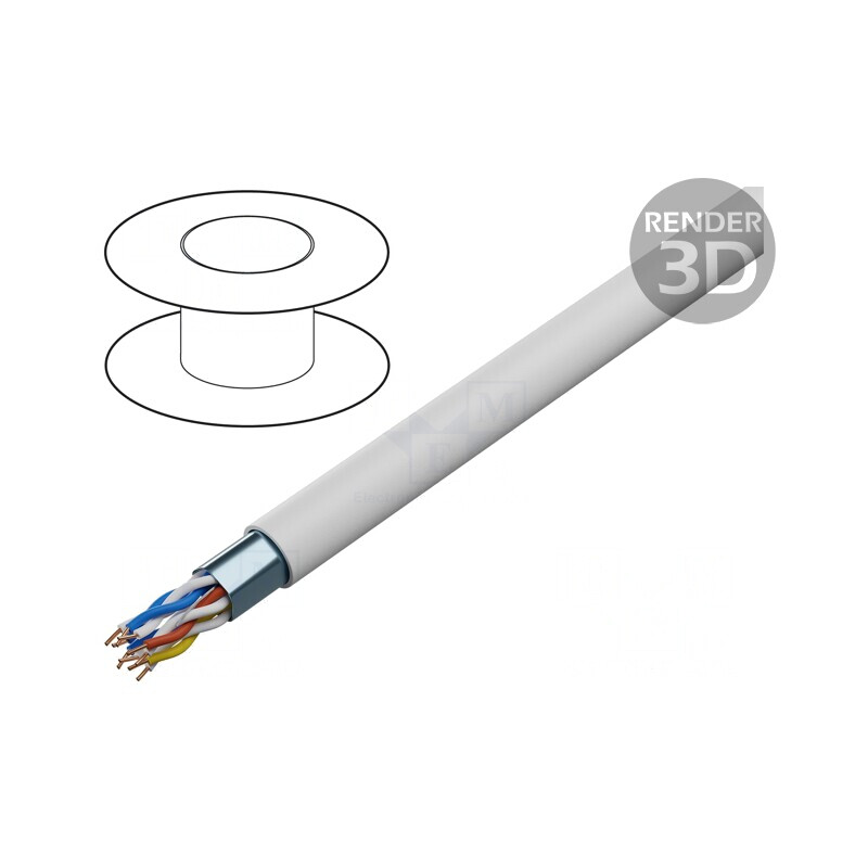 Cablu Telecomunicații 5x2x0,8mm Cu PVC Alb | Electronic-mag.ro | Componente Electronice Cablu Telecomunicații 5x2x0,8mm Cu PVC Alb | Electronic-mag.ro | Componente Electronice