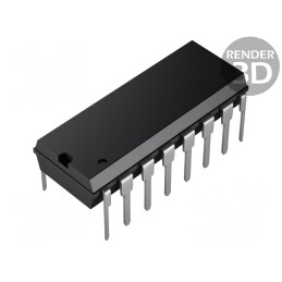 Driver Controller Balast DIP16 60-120kHz 10-15.6V