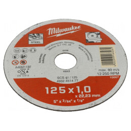 Disc de Tăiere 125mm x 1mm | Electronic-mag.ro | Componente Electronice