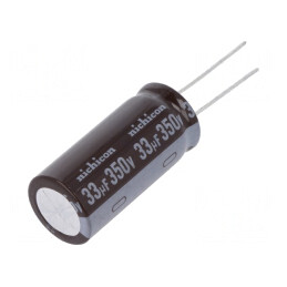 Condensator Electrolitic Low ESR 33uF 350V THT Ø16x35.5mm | Electronic-mag.ro | Componente Electronice