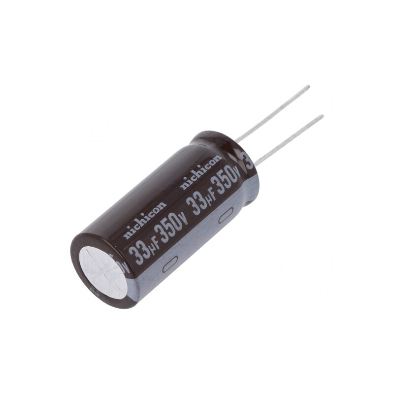 Condensator Electrolitic Low ESR 33uF 350V THT Ø16x35.5mm | Electronic-mag.ro | Componente Electronice