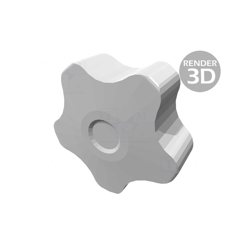 Buton Reglare M8 40mm Gri | Electronic-mag.ro | Componente Electronice