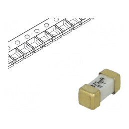 Siguranţă: siguranţă; întârziere; 375mA; 125VAC; 125V; 125VDC; SMD