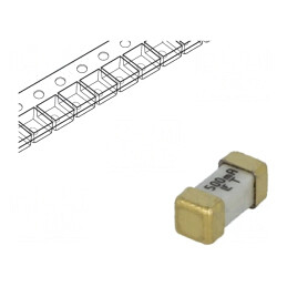 Siguranţă: siguranţă; întârziere; 500mA; 125VAC; 125V; 125VDC; SMD