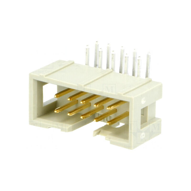 Soclu IDC Tată 10PIN 90° THT 1,27mm 2x5 | Electronic-mag.ro | Componente Electronice
