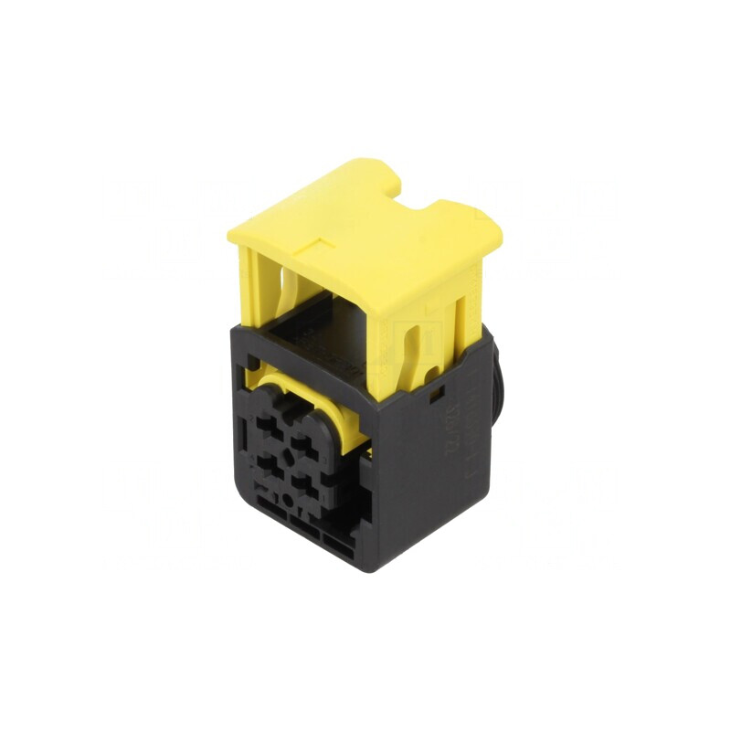 Conector Automotive Mamă 4 Pini Negru | Electronic-mag.ro | Componente Electronice