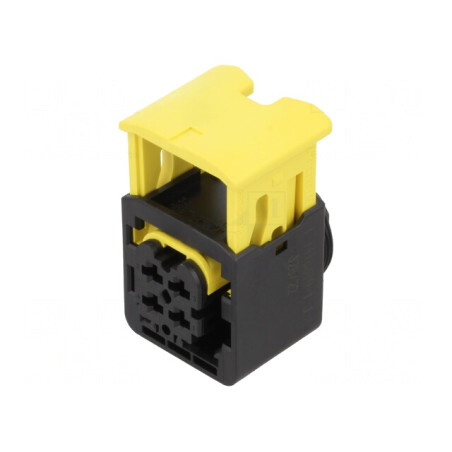 Conector Automotive Mamă 4 Pini Negru | Electronic-mag.ro | Componente Electronice
