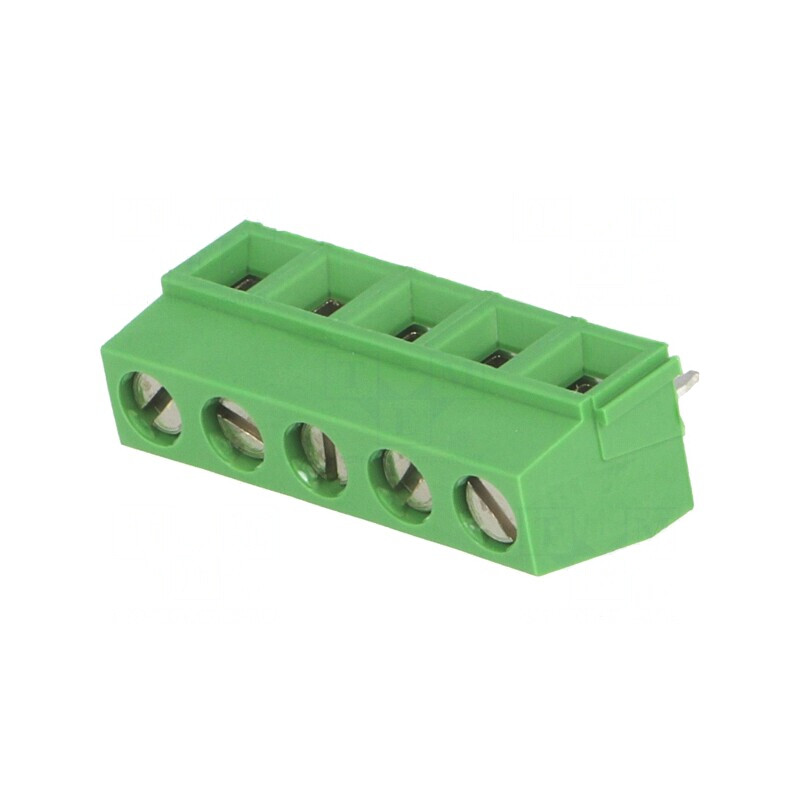 Regletă de conexiuni PCB 90° 5mm 5 piste 13.5A | Electronic-mag.ro | Componente Electronice Regletă de conexiuni PCB 90° 5mm 5 piste 13.5A | Electronic-mag.ro | Componente Electronice
