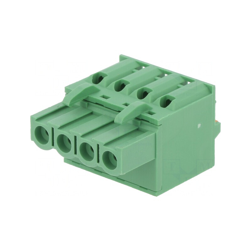 Regletă de Conexiuni Deconectabilă 5mm 4 Piste Drept Mufă | Electronic-mag.ro | Componente Electronice