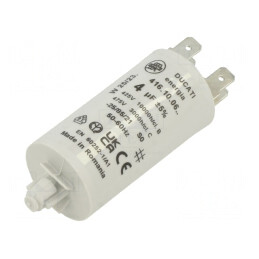 Condensator motor 4uF 400VAC | Electronic-mag.ro | Componente Electronice