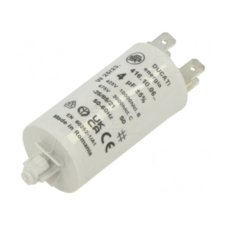 Condensator motor 4uF 400VAC | Electronic-mag.ro | Componente Electronice
