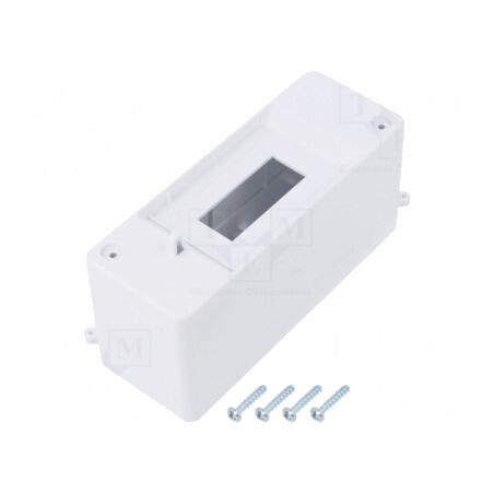 Carcasă Aparatură Modulară IP20 Albă 400V 2 Module | Electronic-mag.ro | Componente Electronice