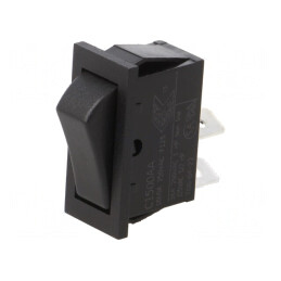 Rocker Switch 16A 250VAC with 6.3x0.8mm Terminals | Electronic-mag.ro | Componente Electronice