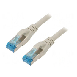 Patch Cord SF/UTP Cat5e Cupru PVC Gri 1m Dublu Ecranat | Electronic-mag.ro | Componente Electronice