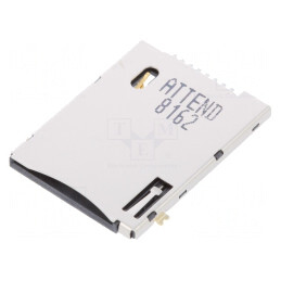 Conector pentru Carduri SIM Push-Push SMD Aurit 6 PIN 500mA | Electronic-mag.ro | Componente Electronice