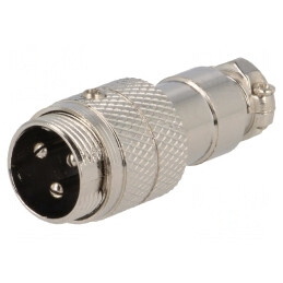 Mufă Microfon Tată 3 Pin Cablu Drept | Electronic-mag.ro | Componente Electronice