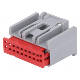 Conector Automotive H-DAC 64 Mufă Mamă pe Cablu 16 Pin Gri | Electronic-mag.ro | Componente Electronice