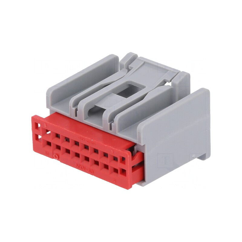 Conector Automotive H-DAC 64 Mufă Mamă pe Cablu 16 Pin Gri | Electronic-mag.ro | Componente Electronice