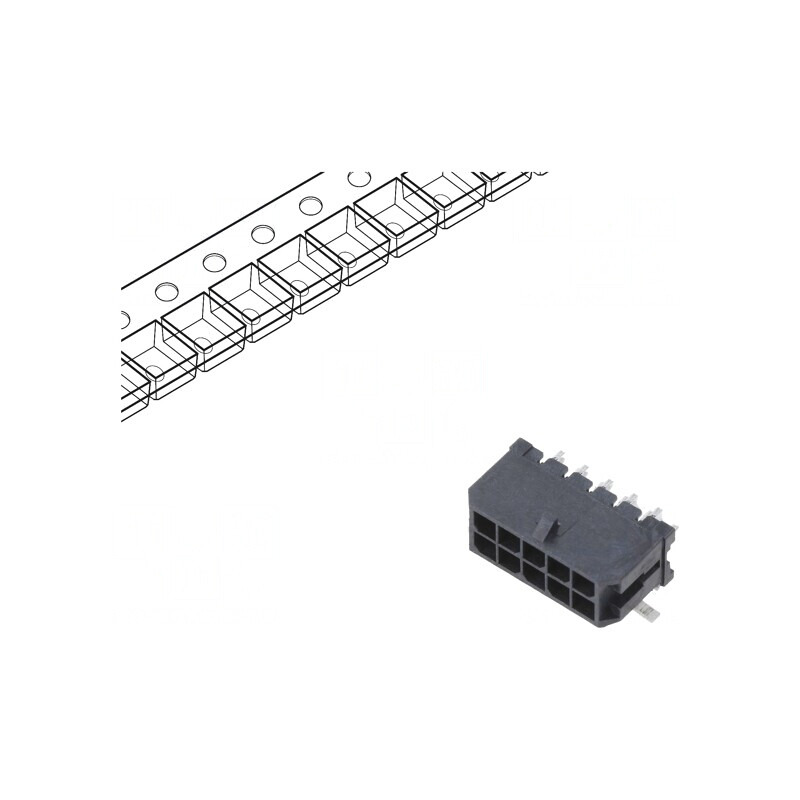 Conector Micro-Fit 3.0 10-Pin 3mm | Electronic-mag.ro | Componente Electronice