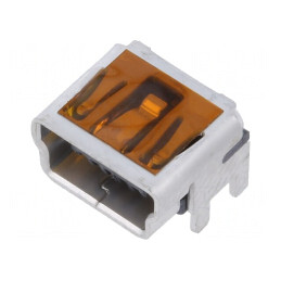 Soclu USB B mini PCB 5 pini 90° | Electronic-mag.ro | Componente Electronice