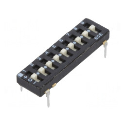 DIP-Switch cu 9 Secțiuni OFF-ON 0,025A/24VDC