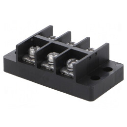 Regletă de Conexiuni Terminal 4mm2 300V 30A 3 Piste | Electronic-mag.ro | Componente Electronice