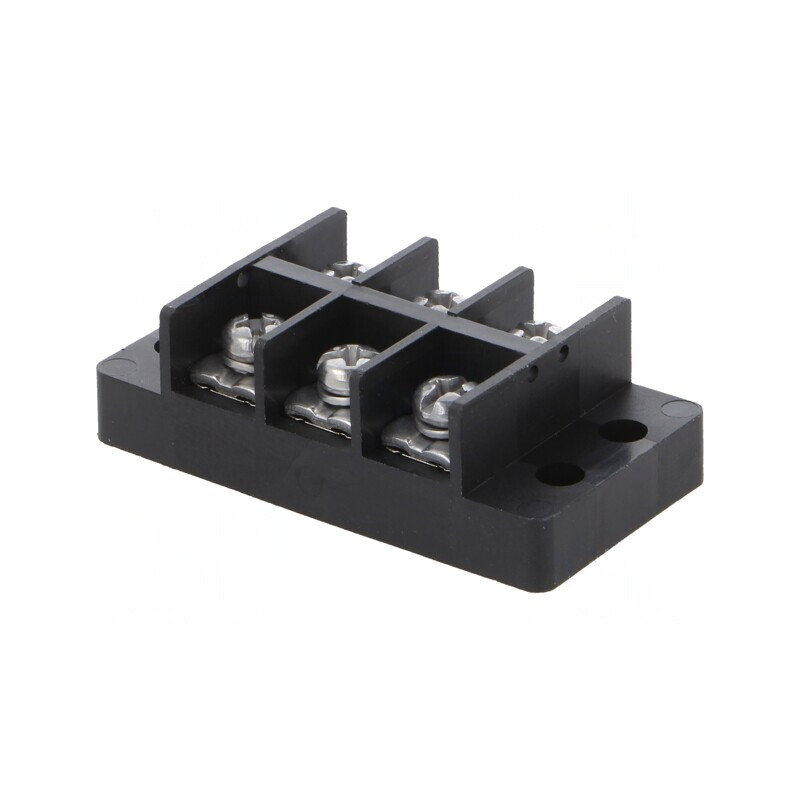 Regletă de Conexiuni Terminal 4mm2 300V 30A 3 Piste | Electronic-mag.ro | Componente Electronice