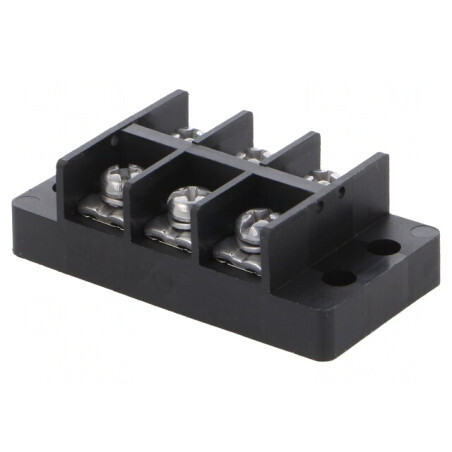Regletă de Conexiuni Terminal 4mm2 300V 30A 3 Piste | Electronic-mag.ro | Componente Electronice