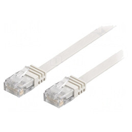 Patch Cord UTP Cat6 Alb 1.5m | Electronic-mag.ro | Componente Electronice