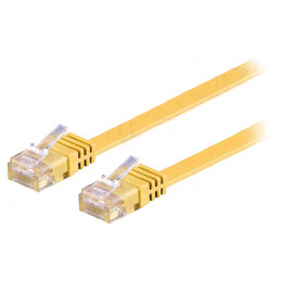 Patch Cord UTP Cat6 Galben 1.5m | Electronic-mag.ro | Componente Electronice