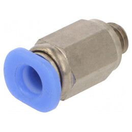 Racord Push-In Simplu Alamă Nichelată M5 | Electronic-mag.ro | Componente Electronice