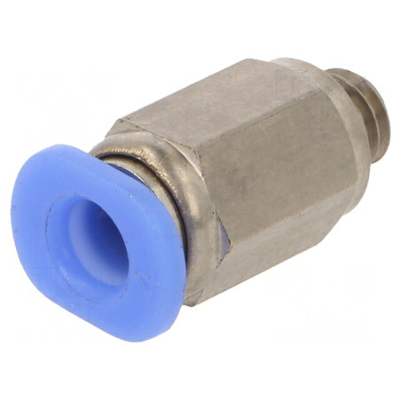Racord Push-In Simplu Alamă Nichelată M5 | Electronic-mag.ro | Componente Electronice
