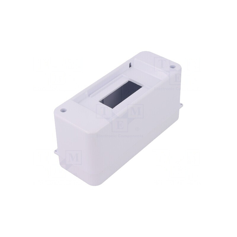 Carcasă Albă pentru Aparatură Modulară IP30 2 Moduli ABS | Electronic-mag.ro | Componente Electronice