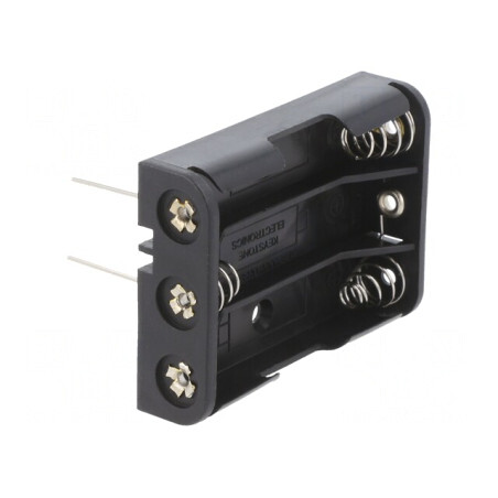 Suport Baterii AAA pentru PCB, 3 Baterii | Electronic-mag.ro | Componente Electronice