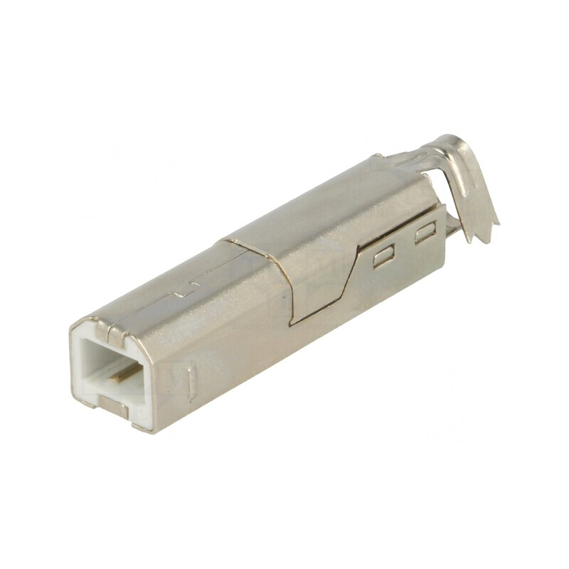 Mufă USB B pe Cablu Lipire PIN 4 USB 2.0 1A 30V | Electronic-mag.ro | Componente Electronice