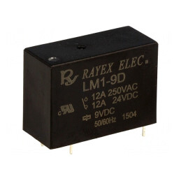 Releu Electromagnetic SPDT 9VDC 12A | Electronic-mag.ro | Componente Electronice