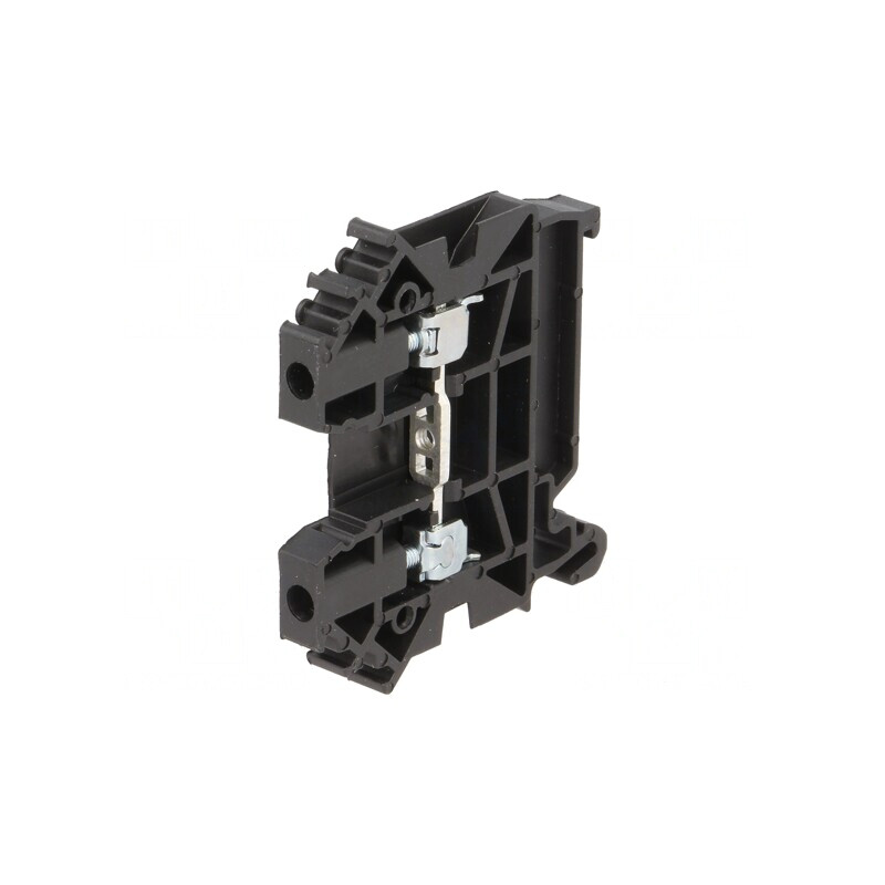Conector Îmbinare Șine 0.5-4mm2 2 Borne Negru TS35 | Electronic-mag.ro | Componente Electronice
