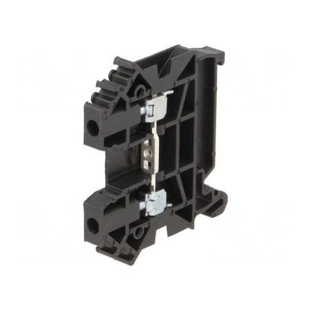 Conector Îmbinare Șine 0.5-4mm2 2 Borne Negru TS35 | Electronic-mag.ro | Componente Electronice
