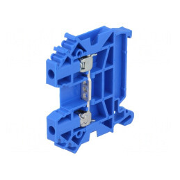 Terminal Îmbinare Șine 0,5-4mm² 2 Borne Albastră TS35 | Electronic-mag.ro | Componente Electronice