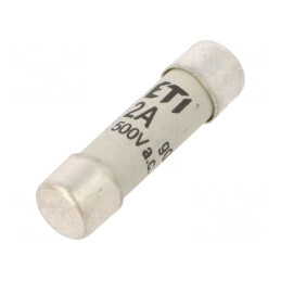 Siguranță cilindrică gG 2A 500VAC 10,3x38mm | Electronic-mag.ro | Componente Electronice