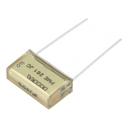 Condensator de Hârtie 47nF 500VAC THT | Electronic-mag.ro | Componente Electronice
