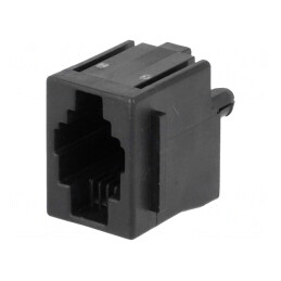 Soclu RJ9 cu Blocare Panou 4p4c THT Drept | Electronic-mag.ro | Componente Electronice